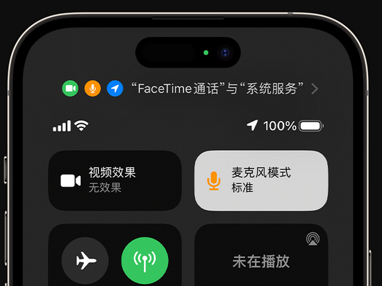 虎门港管委会苹果授权维修网点分享iPhone在通话时让你的声音更清晰 