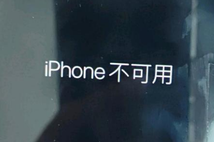 虎门港管委会苹果服务网点分享锁屏界面显示“iPhone 不可用”如何解决 