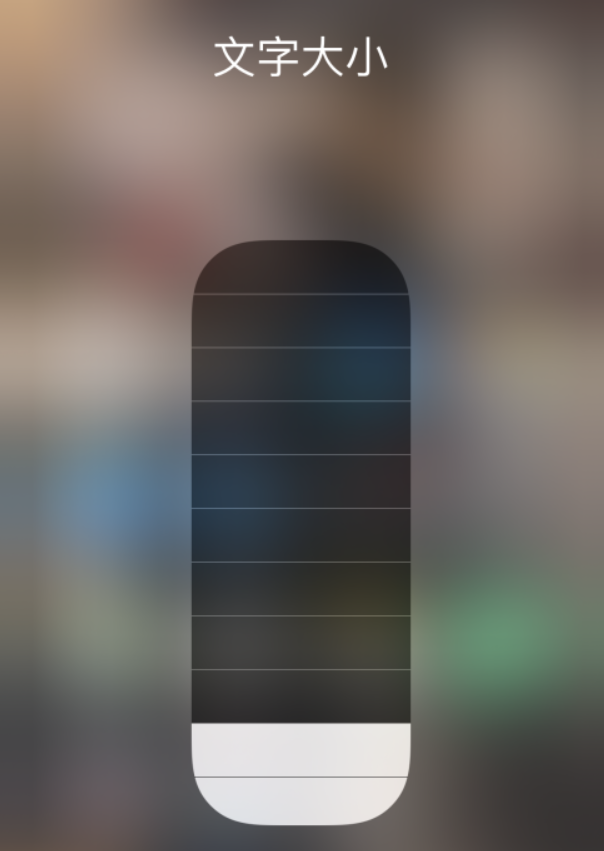 虎门港管委会苹果手机维修分享小技巧：在 iPhone 控制中心快速调节字体大小 